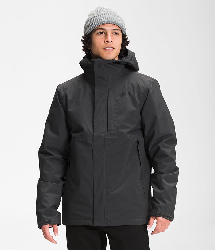 The North Face Μπουφαν Βροχής Βαθυ Γκρι Ανδρικα Carto Triclimate® - Greece 5039XSOWQ